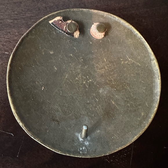 Vintage Large Chunky Brass Belt Buckle - Picture 4 of 4